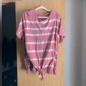 Lane Bryant tie front t-shirt 26/28
